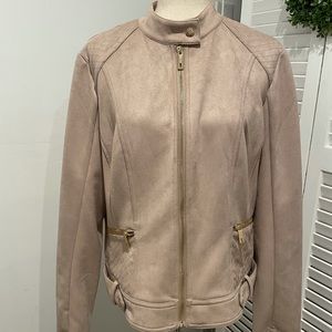 Kenneth Cole Reaction faux suede jacket size XLarge